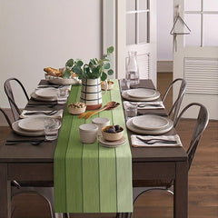 Burlap Linen Table Runners Rustic Style Summer Vintage Wood Grain Scarves