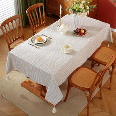 Waterproof Tablecloth Rectangle Style Table Cover Modern Thickened Cloth