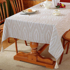 Waterproof Tablecloth Rectangle Style Table Cover Modern Thickened Cloth