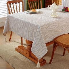 Waterproof Tablecloth Rectangle Style Table Cover Modern Thickened Cloth
