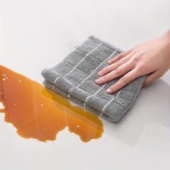 10pcs Scouring Pad Square Dish Cloth Kitchen Stove Antibacterial Cleaning Brush