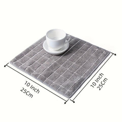 10pcs Scouring Pad Square Dish Cloth Kitchen Stove Antibacterial Cleaning Brush