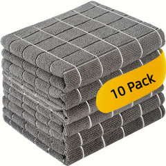 10pcs Scouring Pad Square Dish Cloth Kitchen Stove Antibacterial Cleaning Brush
