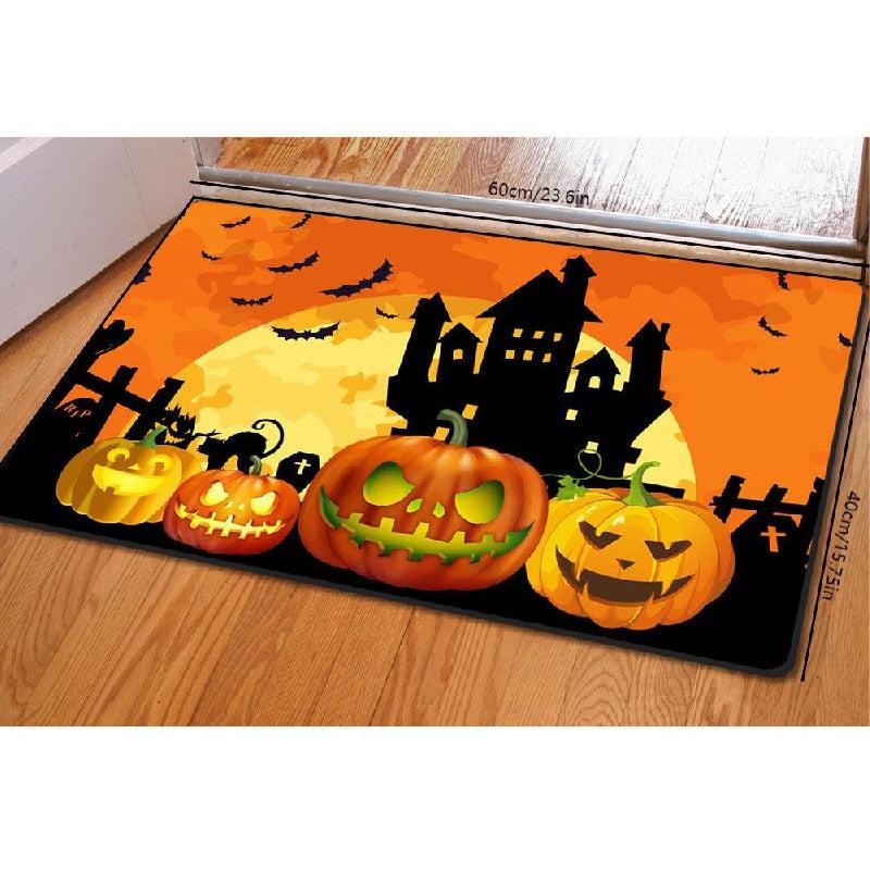 Halloween Spider Web Entry Carpet Kitchen Rubber Floor Doormat