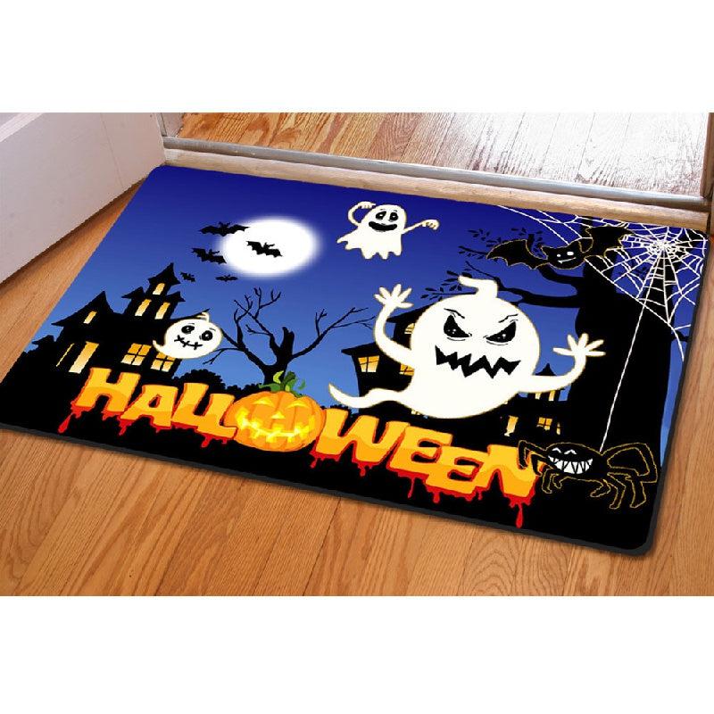 Halloween Spider Web Entry Carpet Kitchen Rubber Floor Doormat