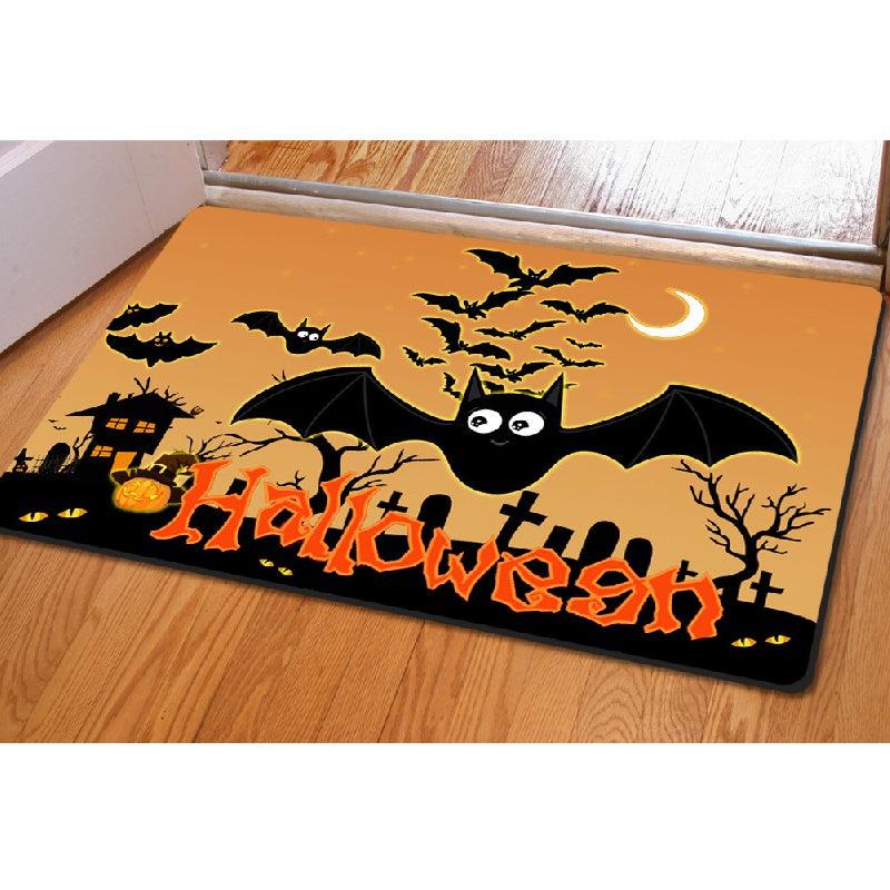 Halloween Spider Web Entry Carpet Kitchen Rubber Floor Doormat