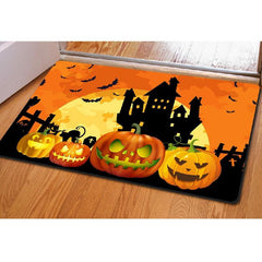 Halloween Spider Web Entry Carpet Kitchen Rubber Floor Doormat
