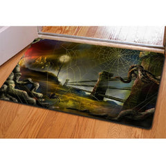 Halloween Spider Web Entry Carpet Kitchen Rubber Floor Doormat