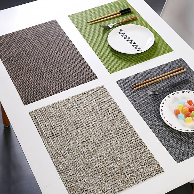 Heat Insulating PVC Placemat for Dining Table 11.8in x 17.7in