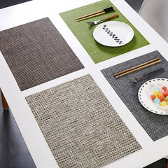 Heat Insulating PVC Placemat for Dining Table 11.8in x 17.7in