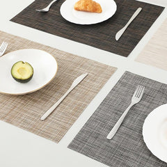 Heat Insulating PVC Placemat for Dining Table 11.8in x 17.7in