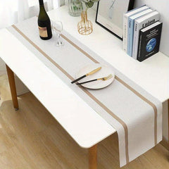 PVC Table Runner Waterproof Stripe Placemat
