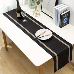 PVC Table Runner Waterproof Stripe Placemat