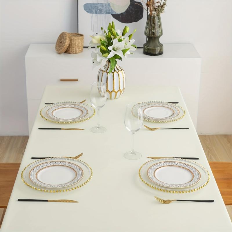 4pcs Jacquard Cloth Napkins Stripe Solid Washable Dinner Napkins