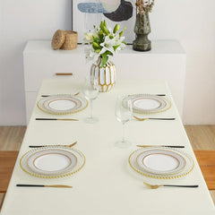 4pcs Jacquard Cloth Napkins Stripe Solid Washable Dinner Napkins