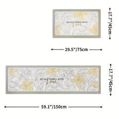 Kitchen Anti Fatigue Comfort Mat Memory Foam Waterproof Runner Rug Non Slip