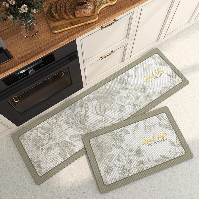 Kitchen Anti Fatigue Comfort Mat Memory Foam Waterproof Runner Rug Non Slip