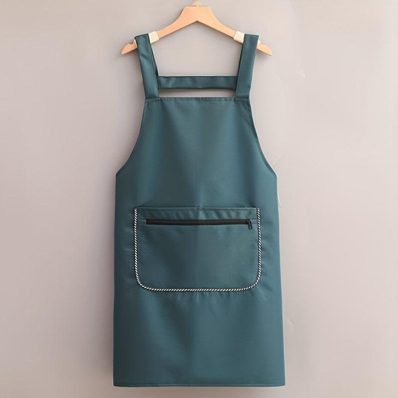 Polyester Apron Waterproof Kitchen Catering Work Clothes