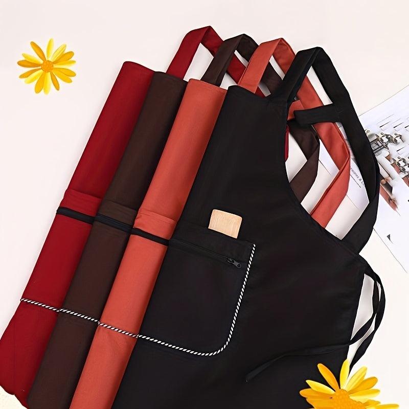 Polyester Apron Waterproof Kitchen Catering Work Clothes