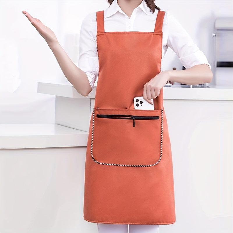 Polyester Apron Waterproof Kitchen Catering Work Clothes