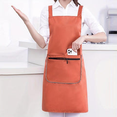 Polyester Apron Waterproof Kitchen Catering Work Clothes