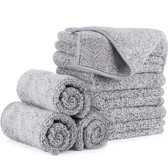 3pcs Bamboo Fiber Anti Grease Rags Kitchen Cleaning Cloths