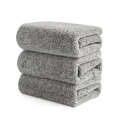 3pcs Bamboo Fiber Anti Grease Rags Kitchen Cleaning Cloths