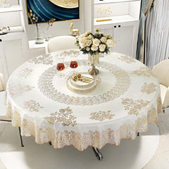 Waterproof Retro Floral Tablecloth for Picnic or Holiday