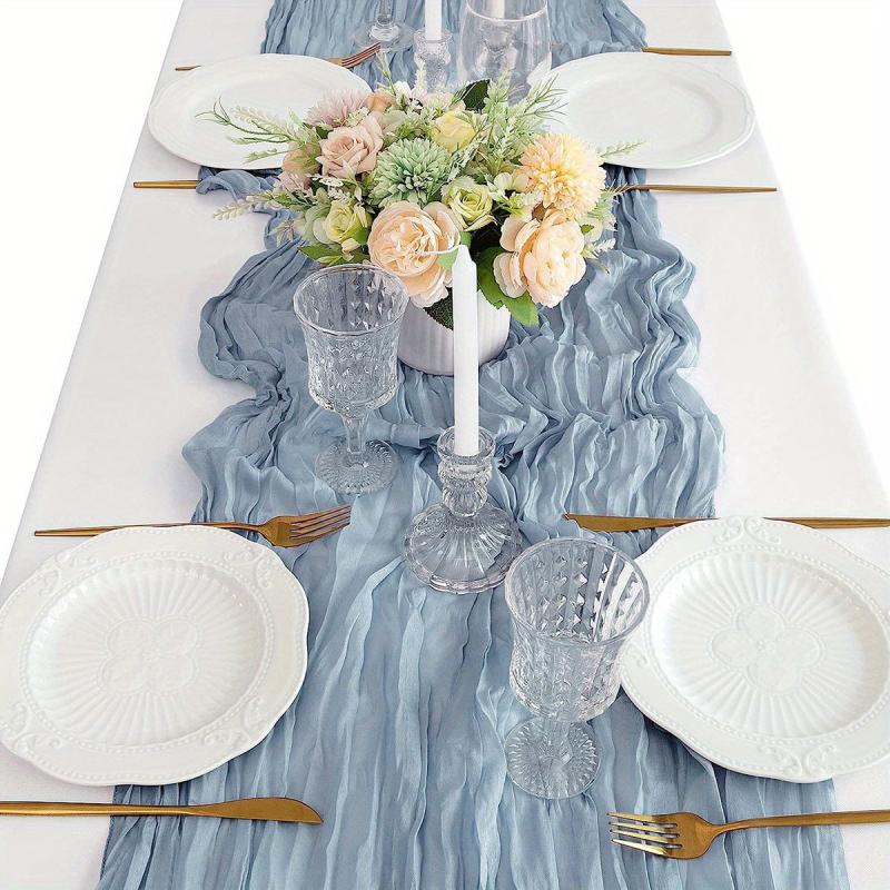 Polyester Table Runner for Wedding Birthday Party Decor