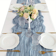 Polyester Table Runner for Wedding Birthday Party Decor