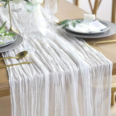 Polyester Table Runner for Wedding Birthday Party Decor