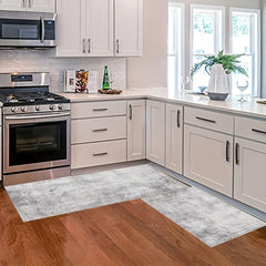 Gray Kitchen Carpet Anti Slip Absorbent Mat