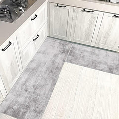 Gray Kitchen Carpet Anti Slip Absorbent Mat