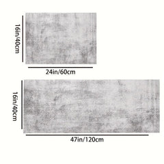 Gray Kitchen Carpet Anti Slip Absorbent Mat