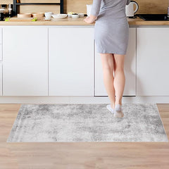Gray Kitchen Carpet Anti Slip Absorbent Mat