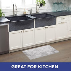 Gray Kitchen Carpet Anti Slip Absorbent Mat