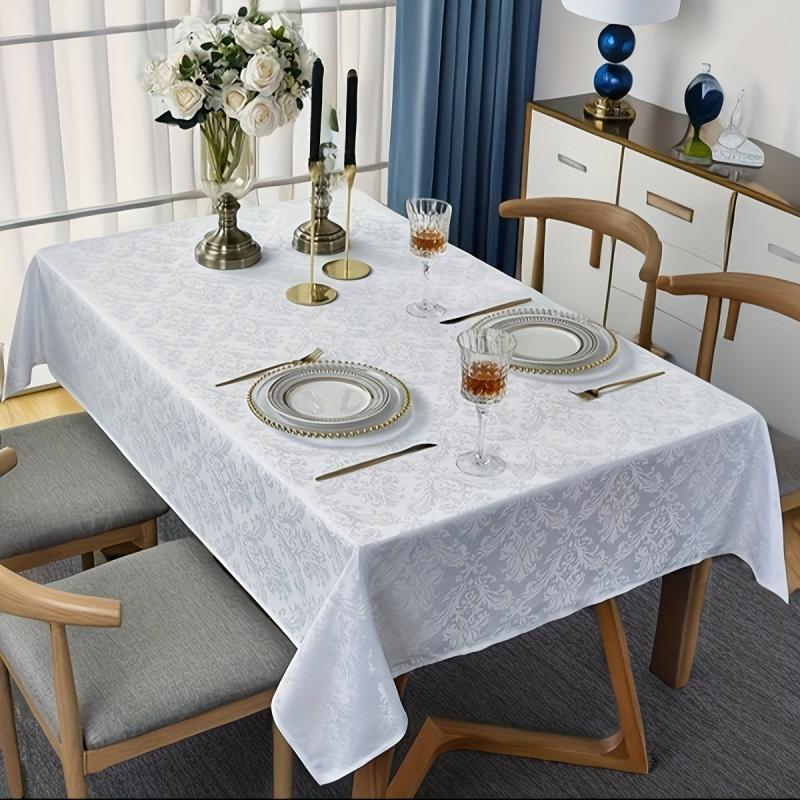 Waterproof Floral Pattern Tablecloth Rectangle Style
