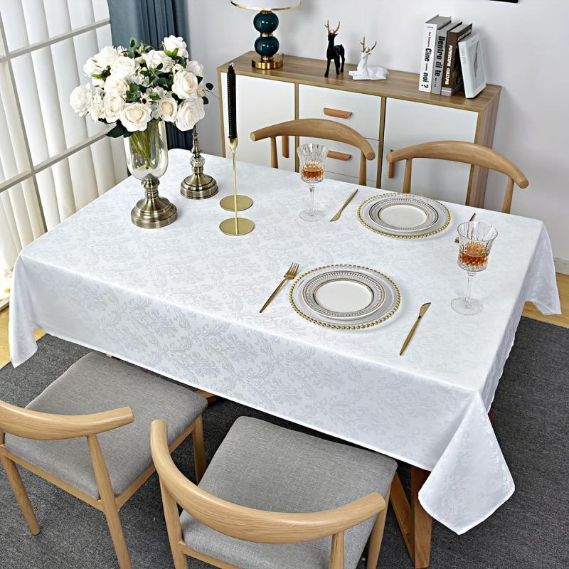 Waterproof Floral Pattern Tablecloth Rectangle Style