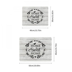 Letter Printed Dish Drying Mat Soft Rubber Non Slip Absorbent Coffee Machine Mat