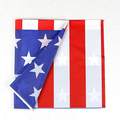 Patriotic Independence Table Cloth American Flag 4th Of July Table Cover