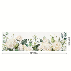 Floral Kitchen Mat Cushioned Anti Fatigue Comfort Mat Non Slip Kitchen Rugs Set
