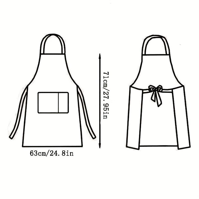 Linen Apron Waterproof Canvas Kitchen Accessories