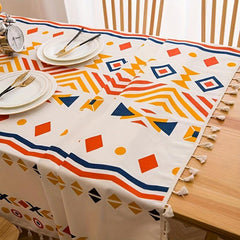 Bohemian Tablecloth Waterproof Table Cover for Picnics Camping Weddings