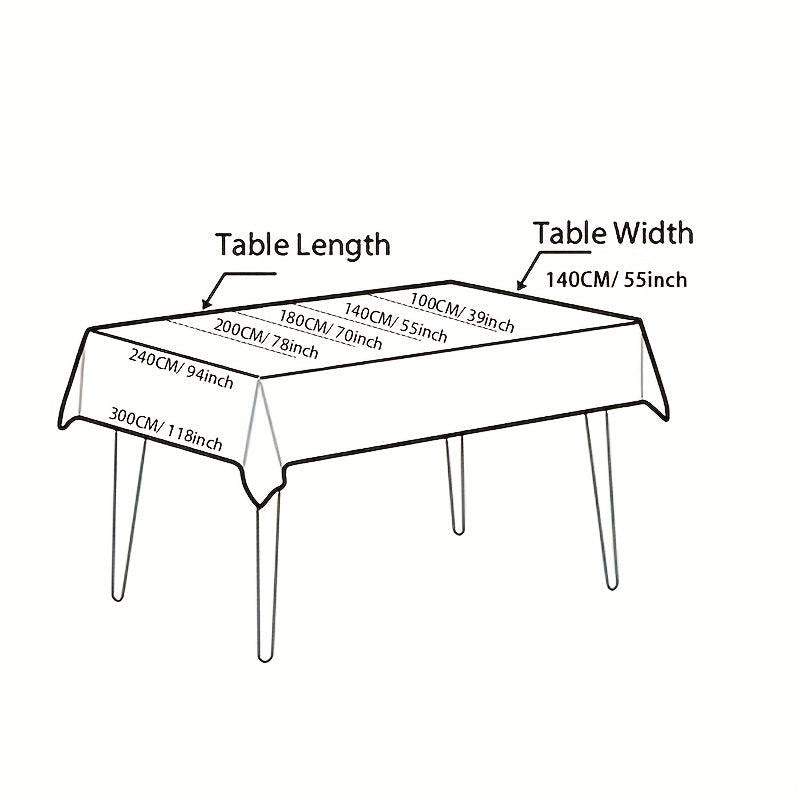 Bohemian Tablecloth Waterproof Table Cover for Picnics Camping Weddings