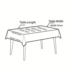 Bohemian Tablecloth Waterproof Table Cover for Picnics Camping Weddings