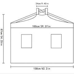 Waterproof Linen Apron with Pockets for Baking Gardening Weeding