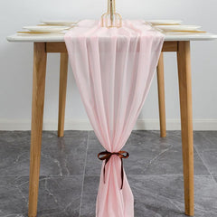 Cheesecloth Table Runner Chiffon Romantic Wedding Bridal Shower Holiday Party
