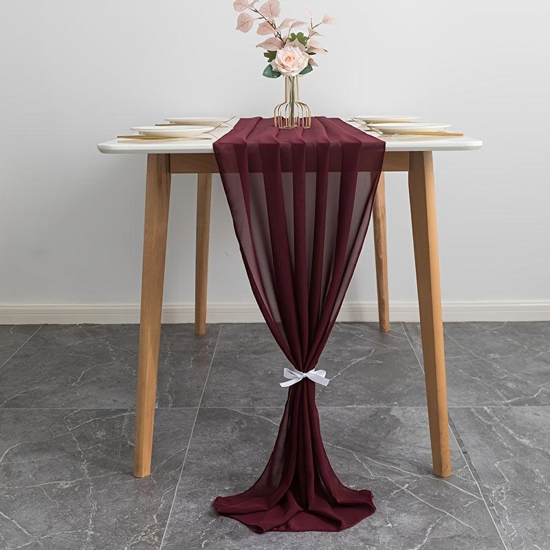 Cheesecloth Table Runner Chiffon Romantic Wedding Bridal Shower Holiday Party
