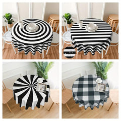 60 Inch Round Tablecloth Stain/Water/Wrinkle Resistant