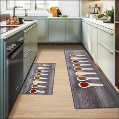 Anti Fatigue Kitchen Rug Set Waterproof Non Slip Mats Soft Kitchen Rug